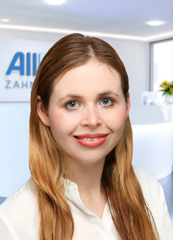 Portrait Zahnärztin Cosima Kusche (AllDent Mainz)