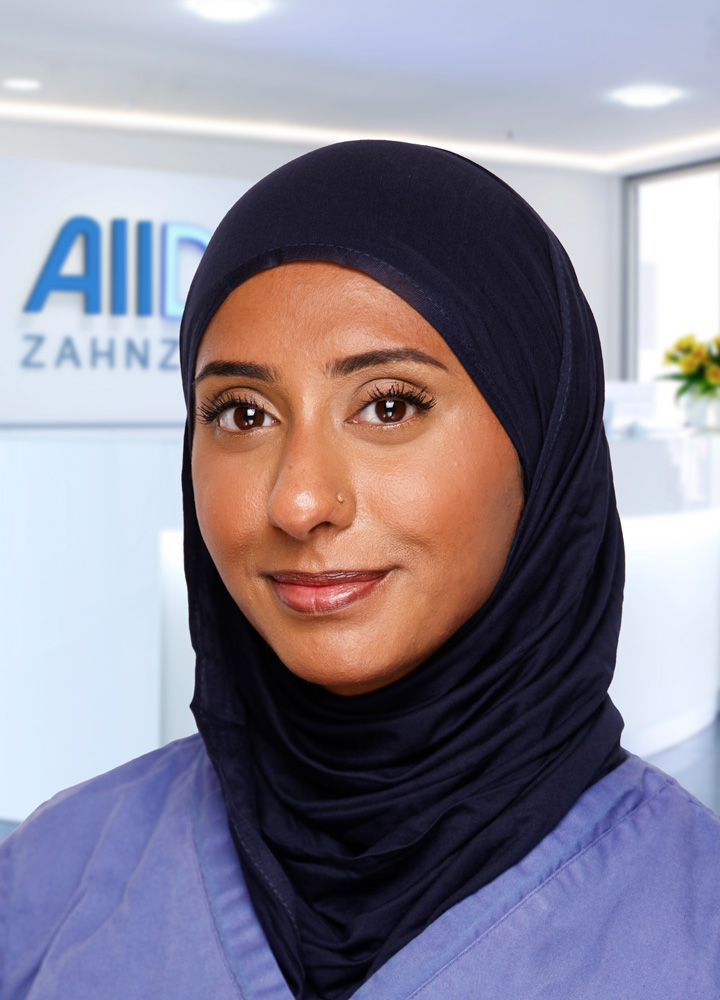 Portrait zahnmedizinische Prophylaxeassistenz Amtulshafi Pagrath (AllDent Mainz)